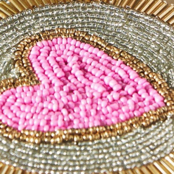 ♥️Joanna Buchanan Beaded Heart Coasters - Picture 6 of 13